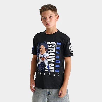 Big Kids' Pro Standard Shohei Ohtani Los Angeles Dodgers MLB Avatar Graphic T-Shirt