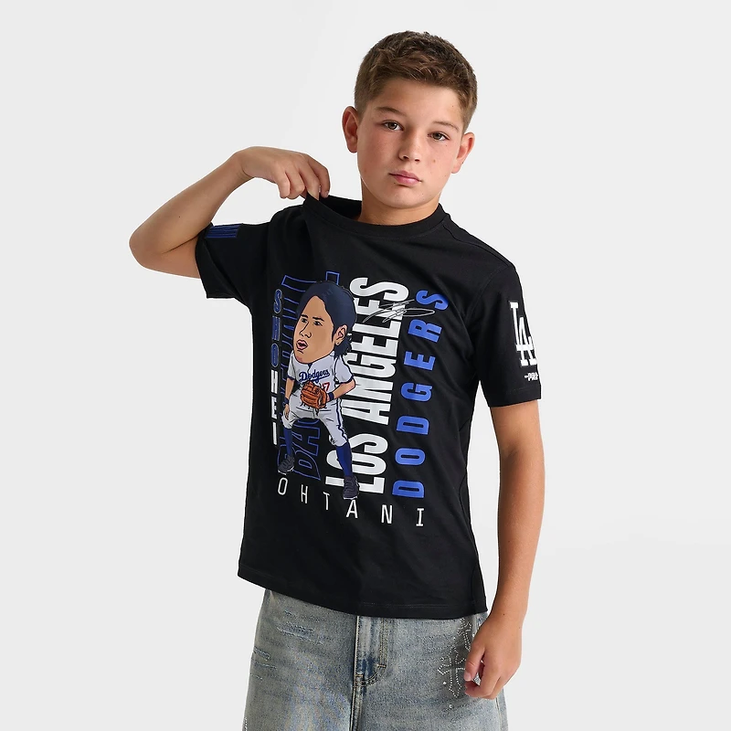 Big Kids' Pro Standard Shohei Ohtani Los Angeles Dodgers MLB Avatar Graphic T-Shirt