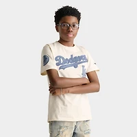Big Kids' Pro Standard Los Angeles Dodgers MLB Denim Embroidery T-Shirt