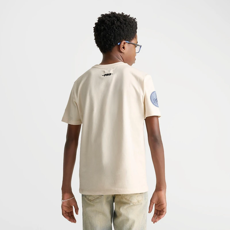 Big Kids' Pro Standard Los Angeles Dodgers MLB Denim Embroidery T-Shirt