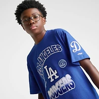 Big Kids' Pro Standard Los Angeles Dodgers MLB Turn It Up T-Shirt