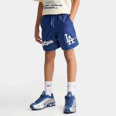 Big Kids' Pro Standard Los Angeles Dodgers MLB Woven Shorts
