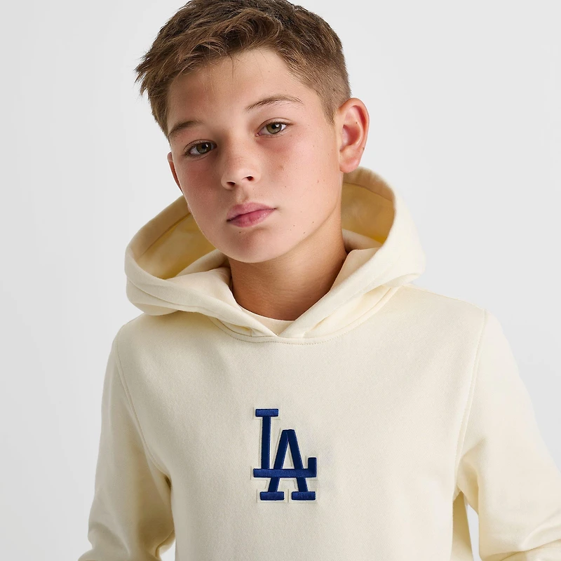 Big Kids' Pro Standard Los Angeles Dodgers MLB Classic Icon Fleece Pullover Hoodie