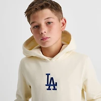 Big Kids' Pro Standard Los Angeles Dodgers MLB Classic Icon Fleece Pullover Hoodie