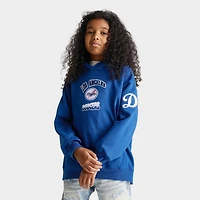 Big Kids' Pro Standard Los Angeles Dodgers MLB Turn It Up Pullover Hoodie