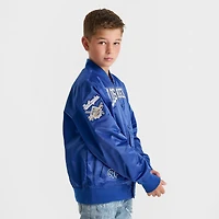 Big Kids' Pro Standard Los Angeles Dodgers MLB Emblem Satin Jacket
