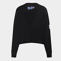 Women's Pro Standard Los Angeles Dodgers Classic Fleece Crewneck Sweatshirt