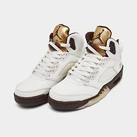 Women's Air Jordan Retro 5 Basketball Shoes