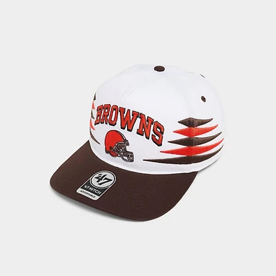 '47 Cleveland Browns NFL Diamond Cut HITCH Snapback Hat
