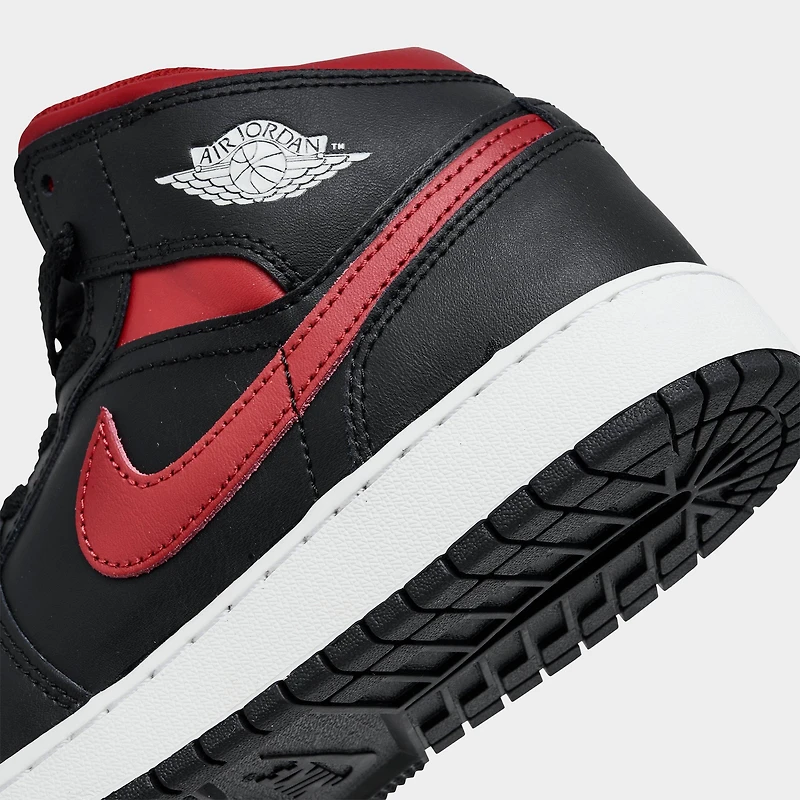 Big Kids' Air Jordan Retro 1 Mid Casual Shoes