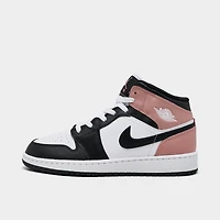Big Kids' Air Jordan Retro 1 Mid Casual Shoes