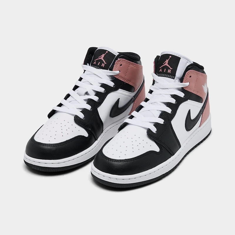 Big Kids' Air Jordan Retro 1 Mid Casual Shoes