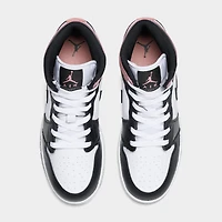 Big Kids' Air Jordan Retro 1 Mid Casual Shoes