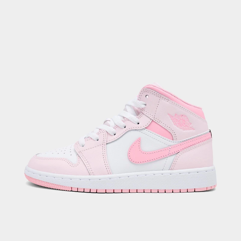 Big Kids' Air Jordan Retro 1 Mid Casual Shoes