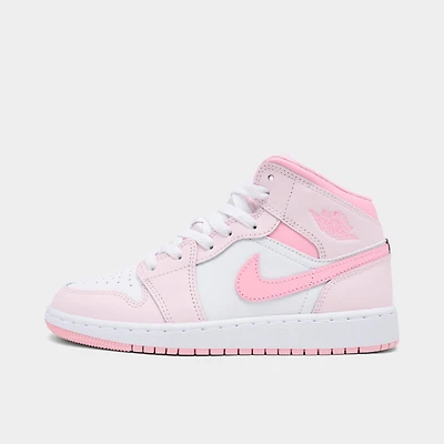 Big Kids' Air Jordan Retro 1 Mid Casual Shoes