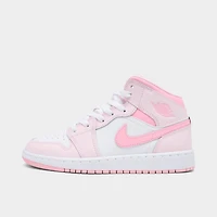 Big Kids' Air Jordan Retro 1 Mid Casual Shoes