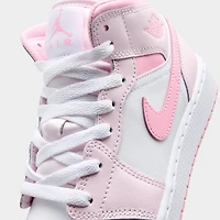 Big Kids' Air Jordan Retro 1 Mid Casual Shoes