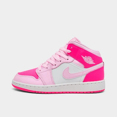 Big Kids' Air Jordan Retro 1 Mid Casual Shoes