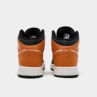 Big Kids' Air Jordan Retro 1 Mid Casual Shoes