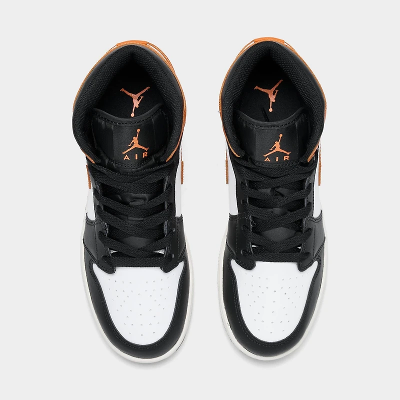 Big Kids' Air Jordan Retro 1 Mid Casual Shoes