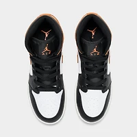 Big Kids' Air Jordan Retro 1 Mid Casual Shoes