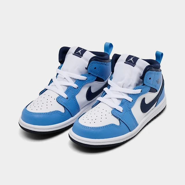 Kids' Toddler Air Jordan Retro 1 Mid Casual Shoes