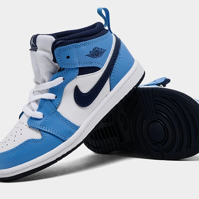Kids' Toddler Air Jordan Retro 1 Mid Casual Shoes