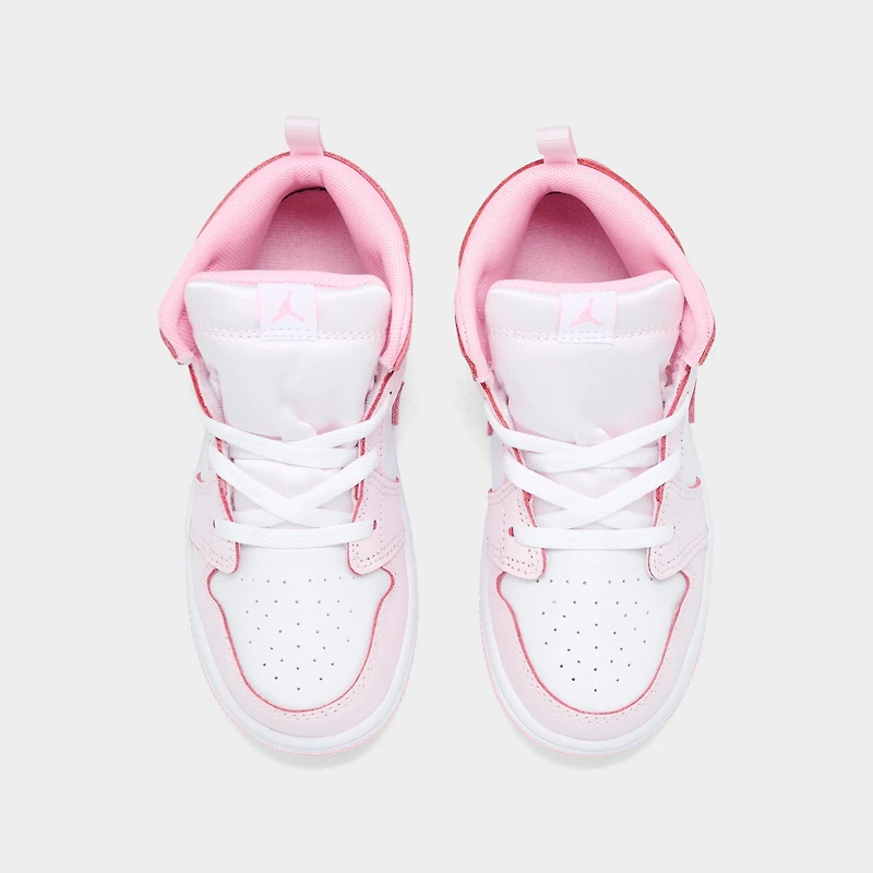 Kids' Toddler Air Jordan Retro 1 Mid Casual Shoes