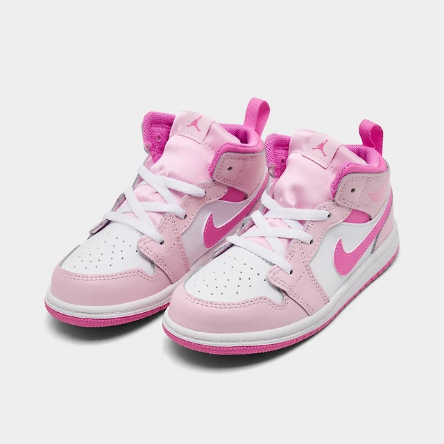 Kids' Toddler Air Jordan Retro 1 Mid Casual Shoes