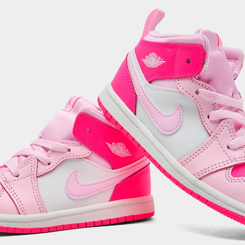Kids' Toddler Air Jordan Retro 1 Mid Casual Shoes