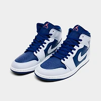 Men's Air Jordan Retro 1 Mid Casual Shoes