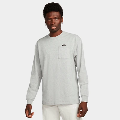 Men's Nike Sportswear Premium Essentials Long-Sleeve Pocket T-Shirt