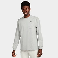Men's Nike Sportswear Premium Essentials Long-Sleeve Pocket T-Shirt