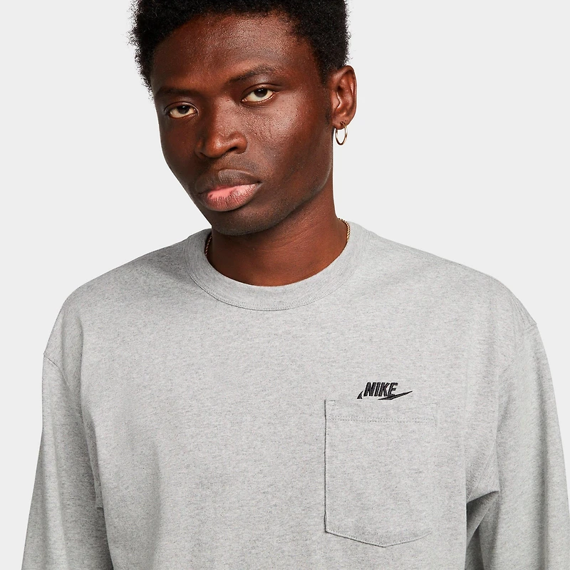 Men's Nike Sportswear Premium Essentials Long-Sleeve Pocket T-Shirt
