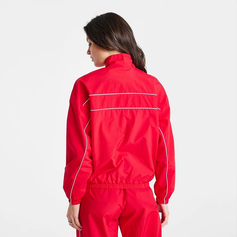 Women's DAILYSZN Weather-Resistant Piped Woven Full-Zip Jacket