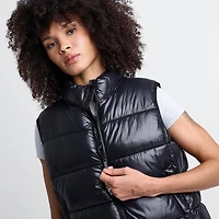 Women's DAILYSZN High Shine Puffer Vest
