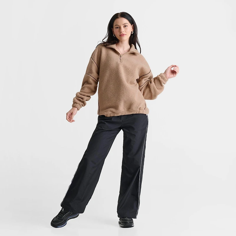 Women's DAILYSZN Sherpa Quarter-Zip Sweatshirt