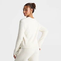 Women's DAILYSZN Cozy Cropped Crewneck Sweatshirt