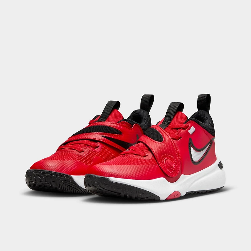 Little Kids' Nike Team Hustle D 11 Stretch Lace Basketball Shoes