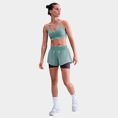 Women's Nike One Dri-FIT Mid-Rise 3" Brief-Lined Shorts