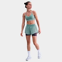 Women's Nike One Dri-FIT Mid-Rise 3" Brief-Lined Shorts