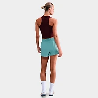 Women's Nike One Fitted Dri-FIT High-Waisted 3-Inch 2-in-1 Shorts