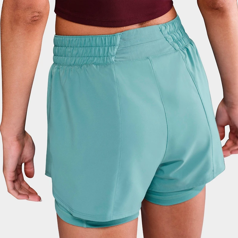 Women's Nike One Fitted Dri-FIT High-Waisted 3-Inch 2-in-1 Shorts