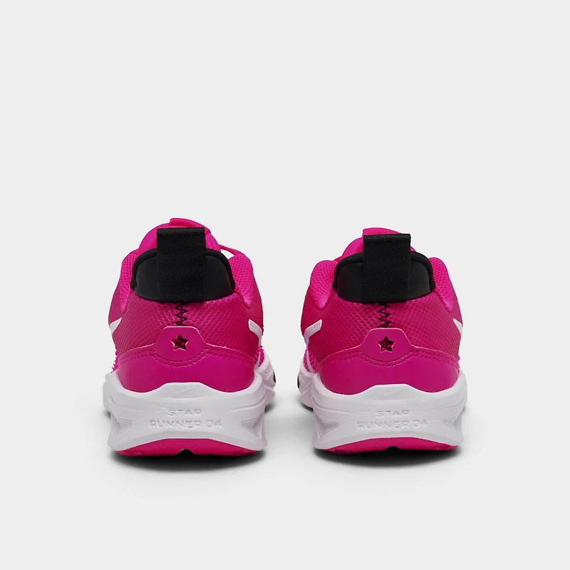 Girls Little Kids Nike Star Runner 4 Stretch Lace Running Shoes