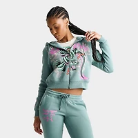 Women's Ed Hardy Wings Fleece Full-Zip Hoodie