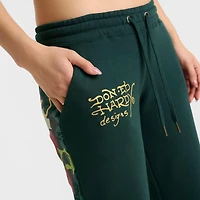 Women's Ed Hardy Sacred Heart Fleece Jogger Pants