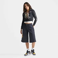 Women's Ed Hardy Eternal Love Long Denim Jorts