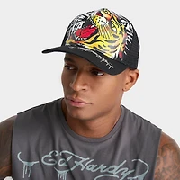 Ed Hardy Tiger Head Trucker Hat