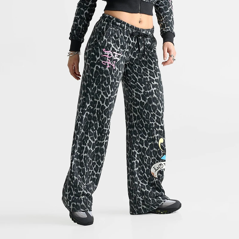 Women's Ed Hardy "Love Kills Slowly" Bootcut Fleece Jogger Pants