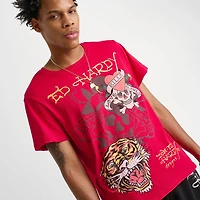 Men's Ed Hardy Tiger Skull Graphic T-Shirt